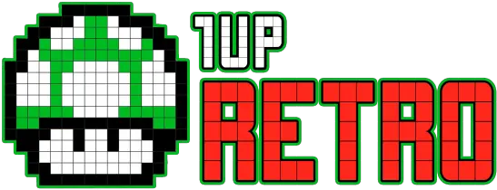 1up Retro Png Nes Logo
