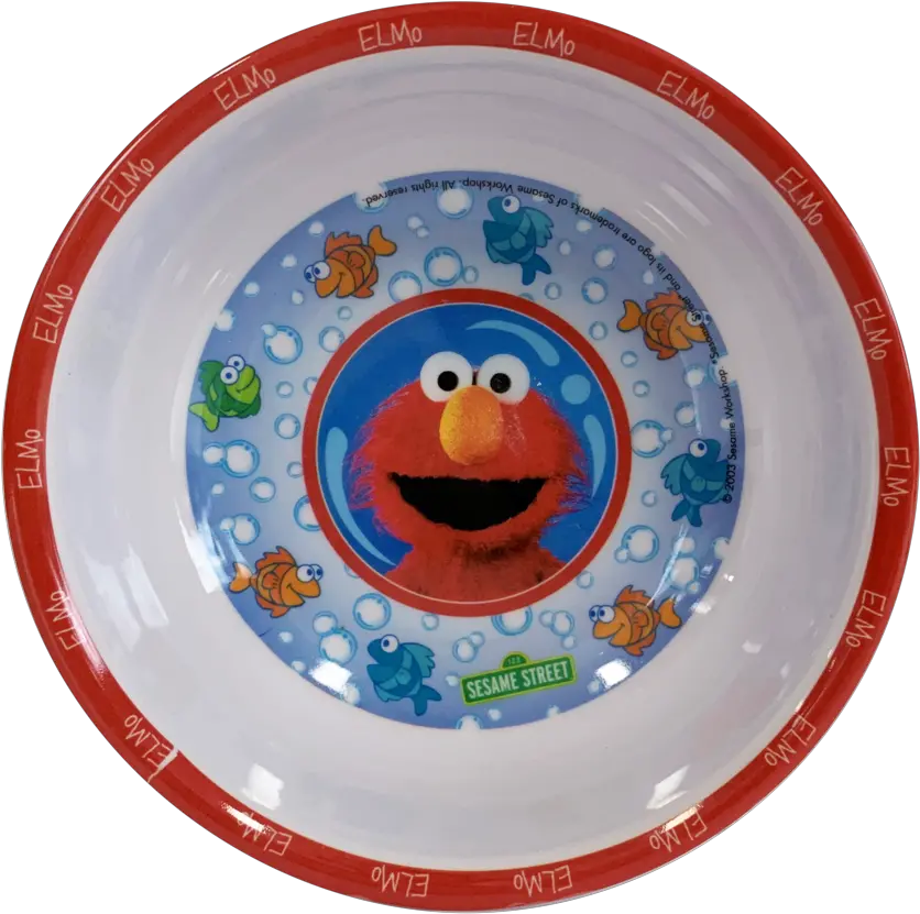 Sesame Street Elmo Bowl Circle Png Sesame Street Characters Png