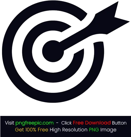 Transparent Target Icon Png Aim Bolt Vector Shape Clipart Language Bullseye Icon Png