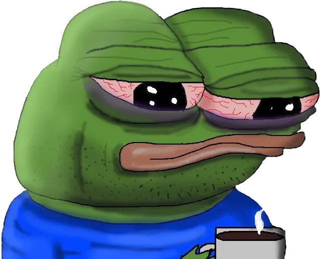 Pepe Coffee Emoji Tired Pepe Png Dabbing Emoji Png