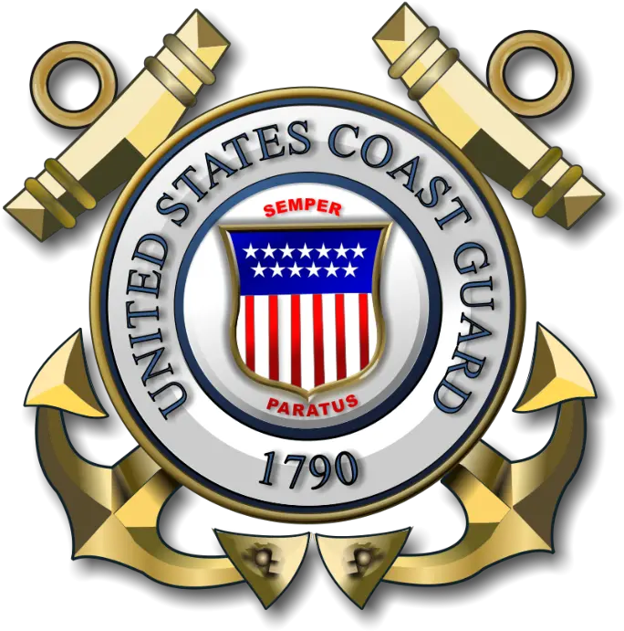 3 Auguston This Day In Us Coast Guard History 1812 Us Coast Guard Logo Clipart Png Coast Guard Logo Png