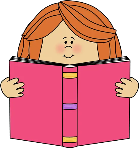 Reading Clip Art Girl Reading Book Clipart Png Book Clip Art Png