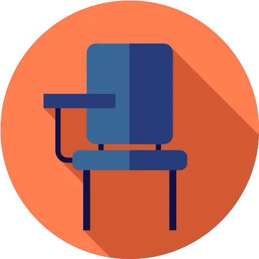 School Desk Chair Education Student Icon Student Chair Png Student At Desk Icon