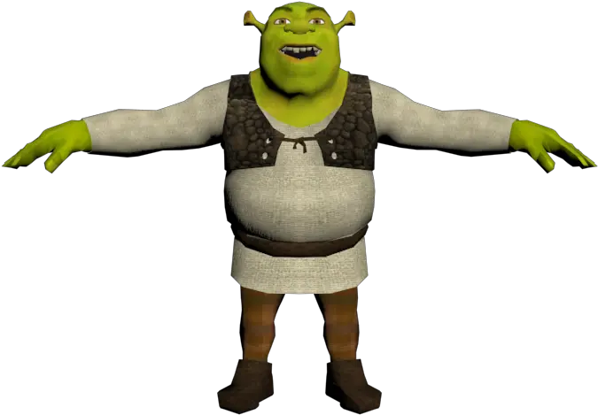 Shrek Png Shrek T Pose Transparent Shrek Png