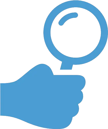 Hand Holdingupamagnifier Connectcarolina User Information Villa María La Gorda Png Quality Assurance Icon