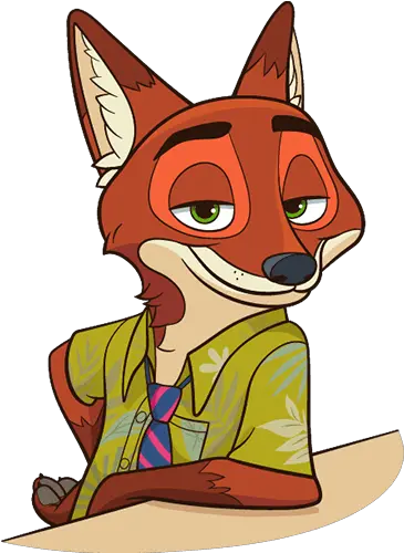 Vk Sticker 5 From Collection Nick Wilde Download For Free Png