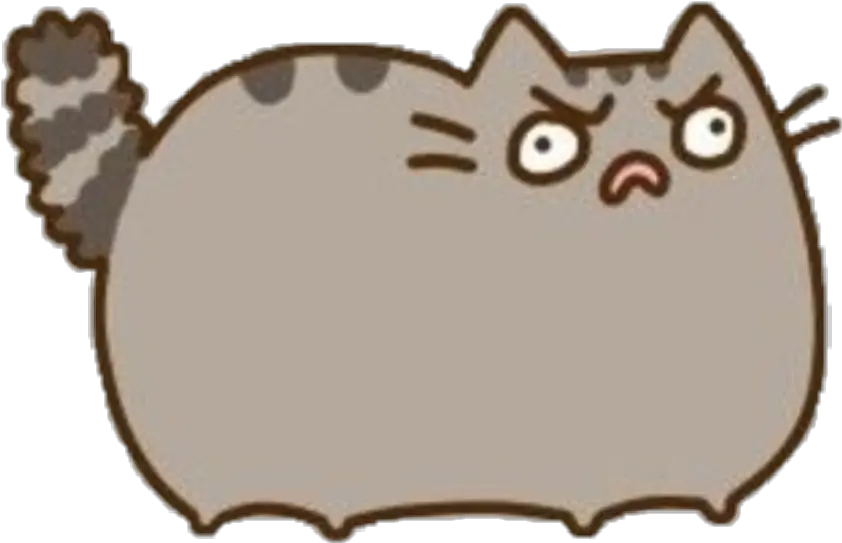 Pusheen Angry Sticker By Maylen Multifandom Pusheen Angry Png Angry Transparent