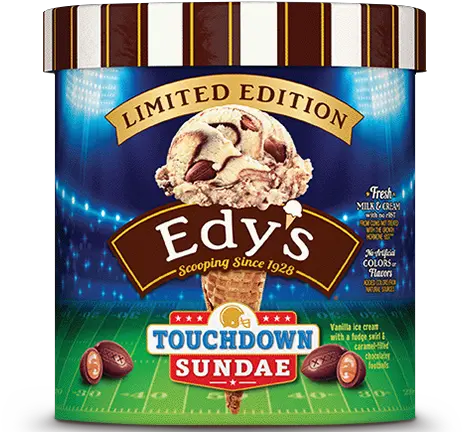 Touchdown Sundae Cookie Dough Ice Cream Png Ice Cream Transparent