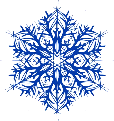 Royal Azure Blue Snowflake 22 Icon Free Royal Azure Blue Decorative Png Snowflake Icon Free