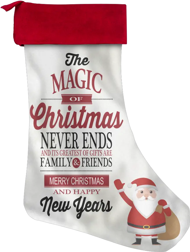 Christmas Stocking Santa Clause And Quotes Bn04 Christmas Stocking Family Quotes Png Santa Clause Png