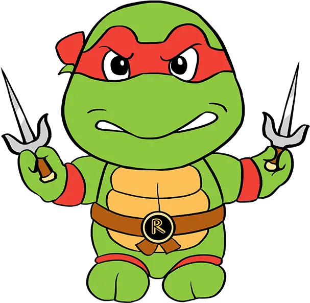 How To Draw Raphael From Teenage Mutant Ninja Turtles Step By Step Easy Ninja Turtle Drawing Png Ninja Turtle Icon