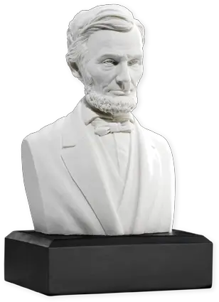 6 Inch Abraham Lincoln Bust White Sc 001087 U2013 Design Senior Citizen Png Abraham Lincoln Png