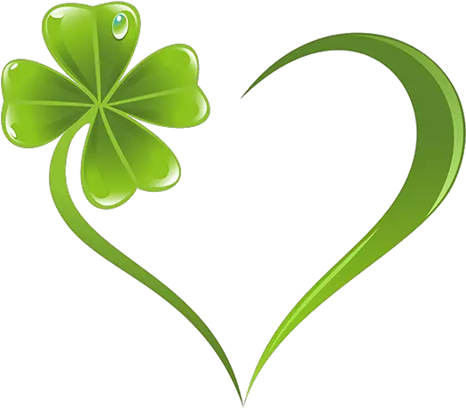 Fourleaf Clover Tattoo Heart Plant For St Patricks Girly Png Four Leaf Clover Transparent