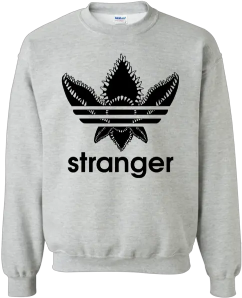 Stranger Things Demogorgon Adidas Shirt Hoodie Sudadera Adidas Stranger Things Png Adidas Logo 2018