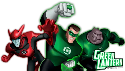 Download The Animated Series Tv Show Image With Logo And Green Lantern The Animated Series Characters Png Green Lantern Logo