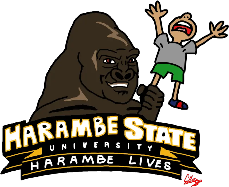 Fredonia Changes Official Mascot Sports Teams To Be Illustration Png Harambe Png