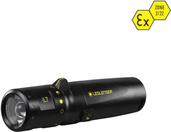 Ledlenser Il7 Intrinsically Safe Flashlight Free Shipping Flashlight Png Flashlight Png