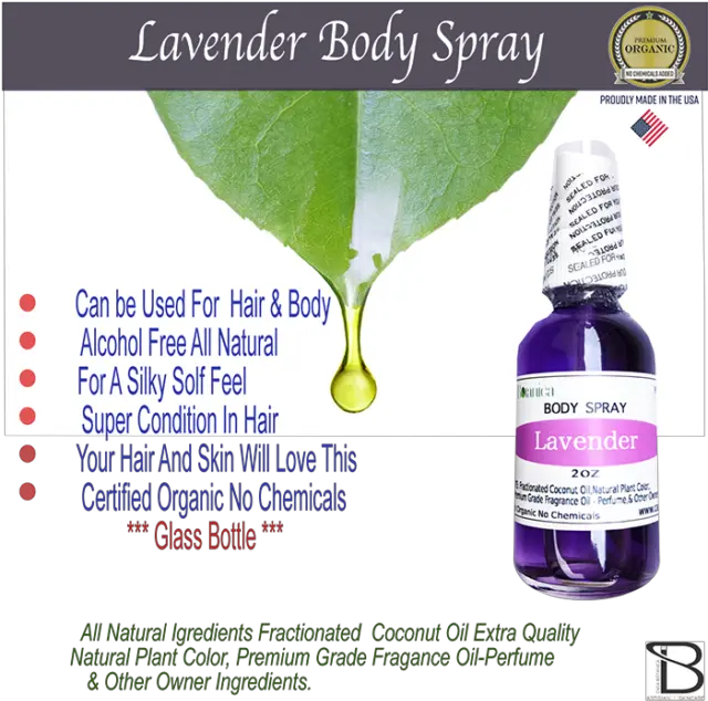 Hair U0026 Body Essential Oil Aromatherapy Lavender Perfume Spray Mist 2 Oz Spray Body Owner Png Purple Mist Png