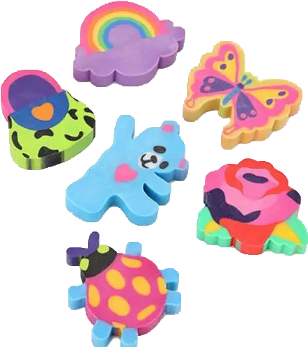 Eraser Erasers Rainbow Color Cute Childh 472176 Png Lisa Frank Erasers Eraser Png