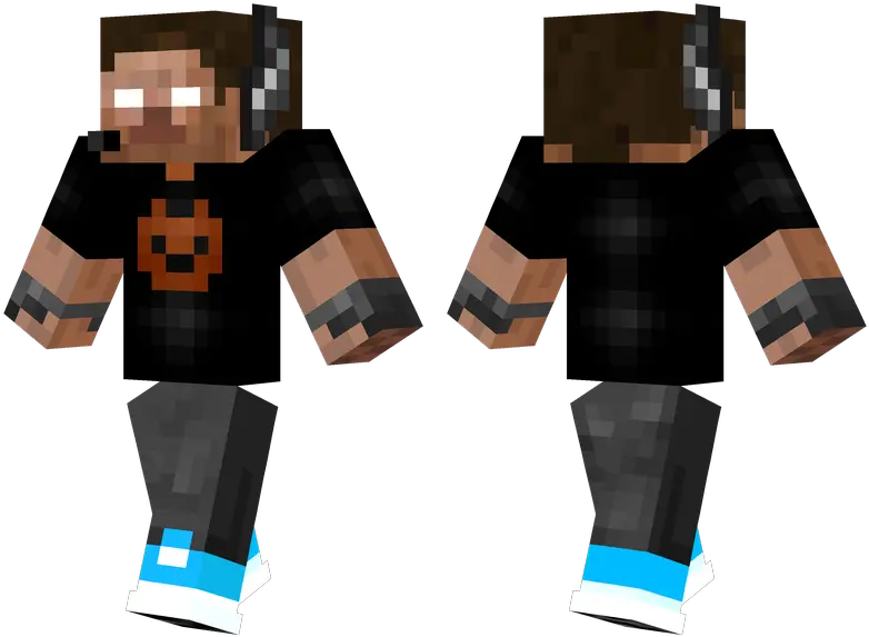 Herobrine Gamer Minecraft Skins Terminator Skin For Minecraft Png Herobrine Png