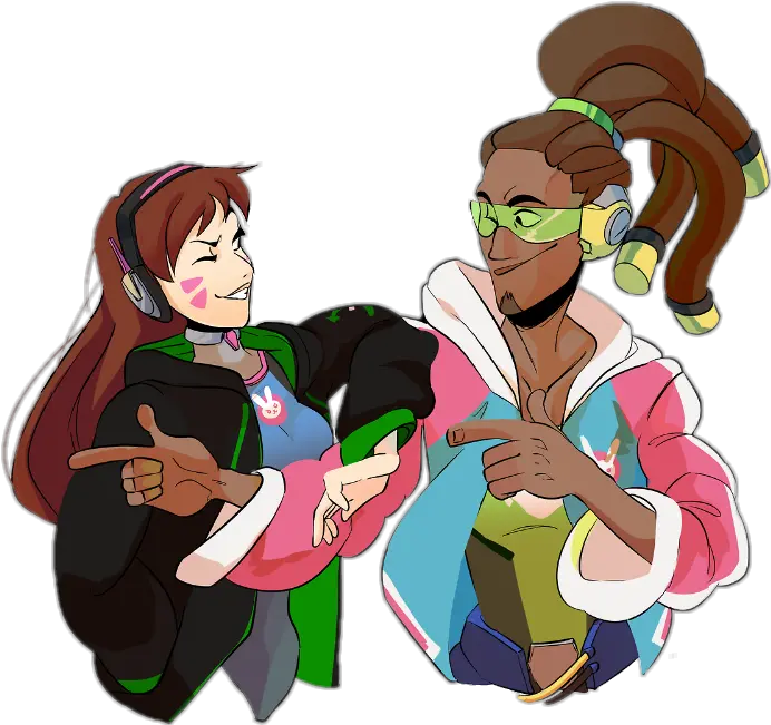 Download Free Png Hd Overwatch Dva Lucio Overwatchdva