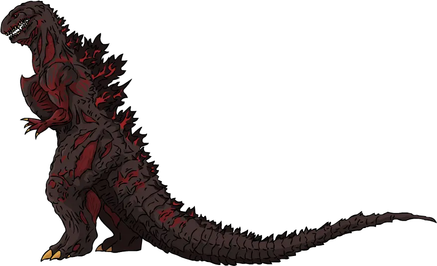 Download Hd Godzilla Titanosaurus Shin Godzilla With No Background Png Godzilla Transparent