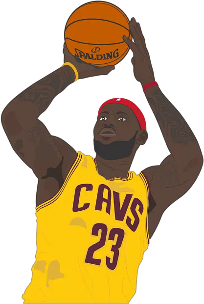 Cleveland Cavaliers Lebron James 2014 Tshirt Basketball Moves Png Lebron James Transparent Background