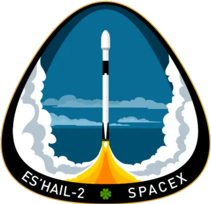 Spacex Eshail Falcon 9 Rocket Cartoon Png Spacex Png