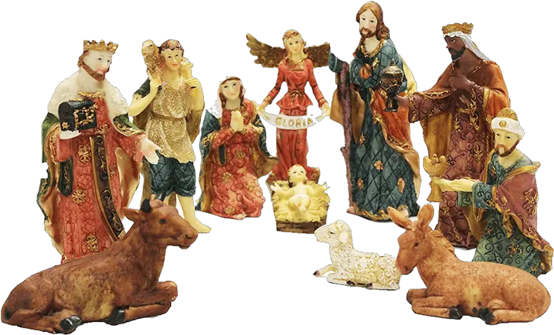 Jesuskart Christmasnativityset6inch Jesuskart Christmas Crib Set Png Nativity Scene Png