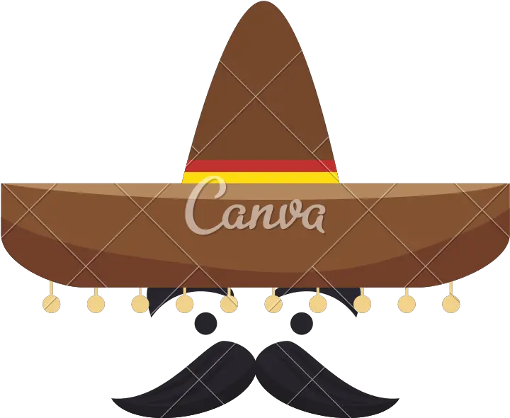 Mexican Hat Culture Icons By Canva Illustration Png Mexican Hat Png