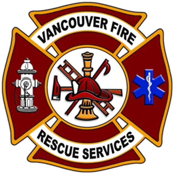 Firefighter Badge Patch Plaques Logo Vancouver Fire Department Png Chicago Fire Department Logos