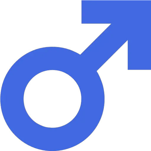 Royal Blue Male 2 Icon Male Gender Icon Blue Png Male Gender Icon