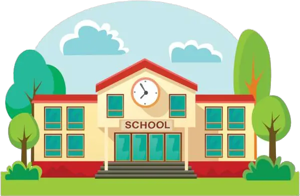 Vincode The Digital Revolutions Primary School Building Clipart Png School Management Icon