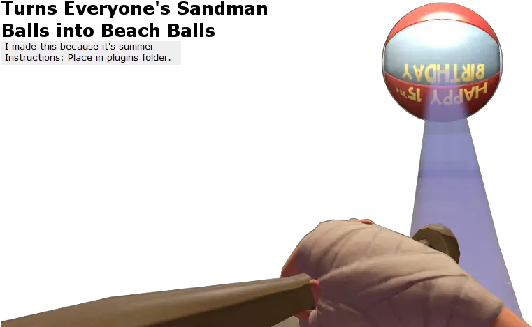 Tf2sandman Balls To Beach Alliedmodders Sphere Png Beach Balls Png