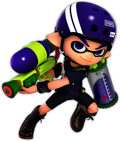 Pin Purple Inkling Boy Smash Png Inkling Transparent