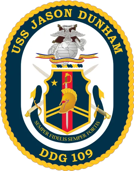 Filedestroyer Uss Jason Dunham Ddg 109png Heraldry Of Battle Of Iwo Jima Symbol Jason Png