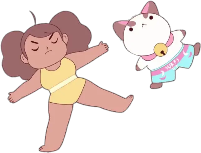 Check Out This Transparent Bee And Puppycat Lying Down Png Image You Took Too Long Now Your Gone Bee Transparent Background