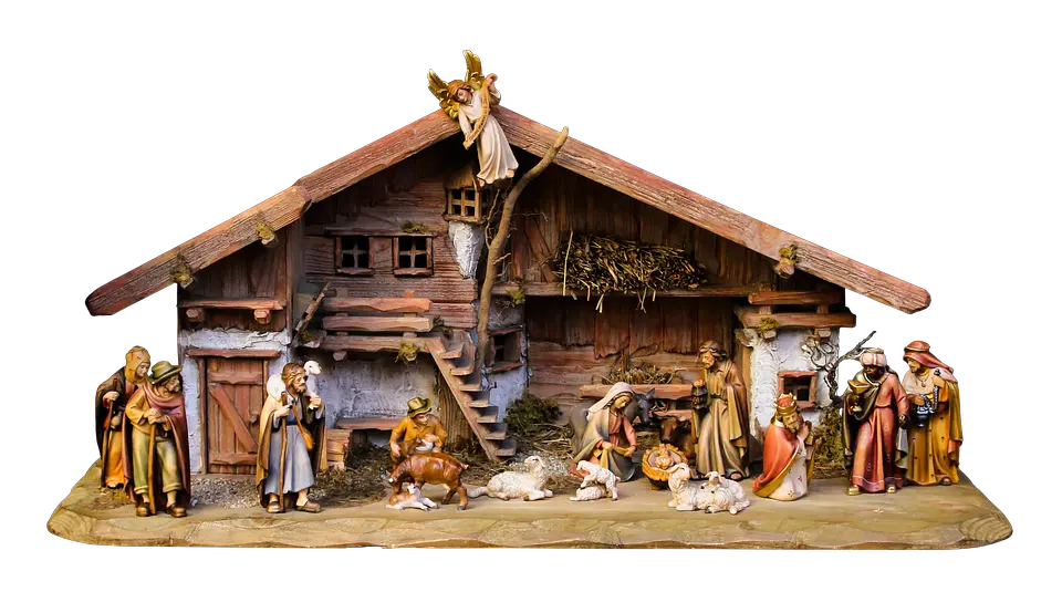 Christmas Nativity Scene Crib Png Transparent Nativity Scene Png Nativity Png