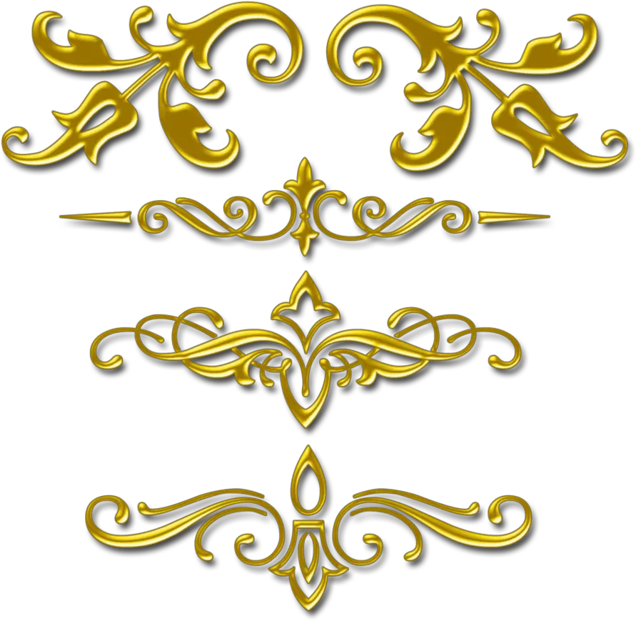 Décor Png 5 Image Gold Corner Design Png Decor Png