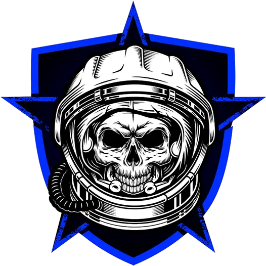 Skull Revoltz Dead Astronaut Vector Png Team Skull Logo
