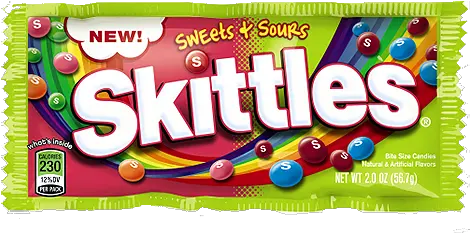 Png Free Skittles Bag Skittles Sweet Sours 2 Oz Skittle Png