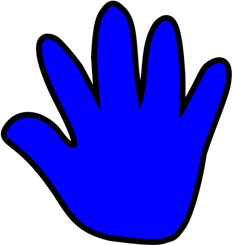 Child Handprint Blue Svg Clip Arts Download Download Clip Clip Art Png Handprint Png