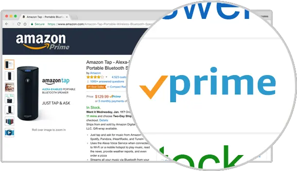 Flycrates International Amazon Shipping Web Page Png Amazon Prime Logo Transparent