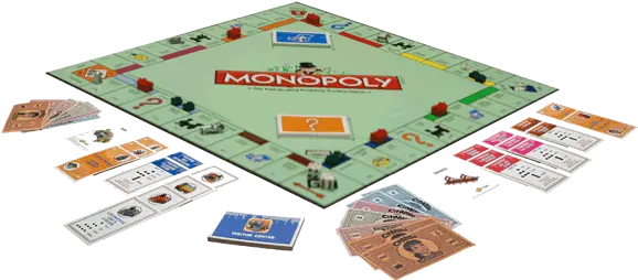 Hasbro Zynga Cityville Monopoly Monopoly Board Game Transparent Png Monopoly Png