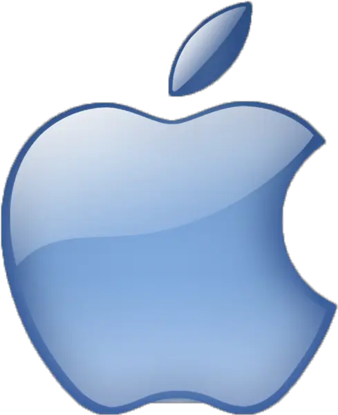 Blue Aqua Apple Logo Apple Logo Psd Png Apple Logo Sticker