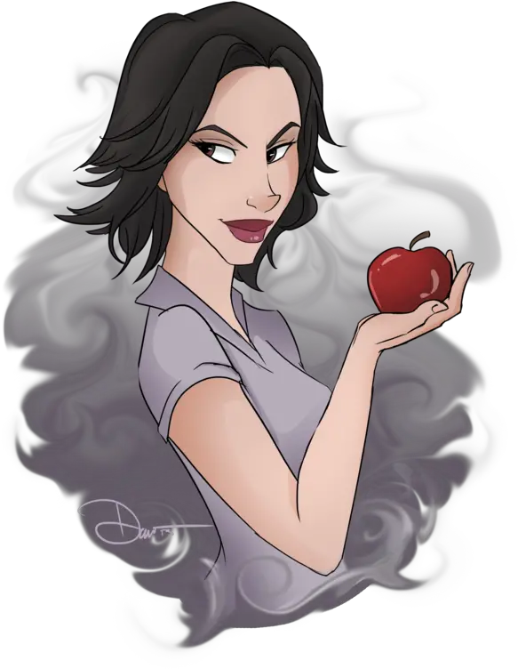 The Evil Queen By Riku Once Upon A Time Evil Queen Fan Art Regina Mills Once Upon A Time Apple Png Evil Queen Png