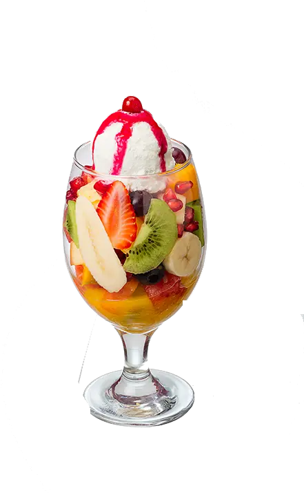 Fruit Salad With Ice Cream Transparent Image Fruit Salad Fruit Salad Cup With Ice Cream Png Ice Png