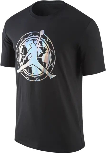 Download Size Small Menu0027s Nike Air Jordan Logo Holographic Active Shirt Png Air Jordan Logo Png