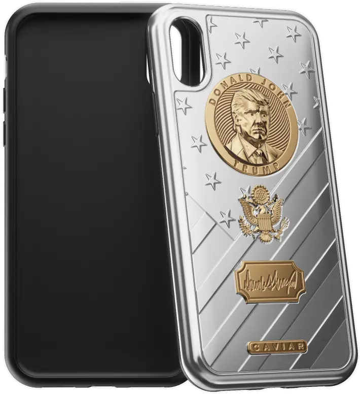 Iphone X Donald Trump Golden Case Caviar Donald Trump Iphone Case Png Donald Trump Signature Png