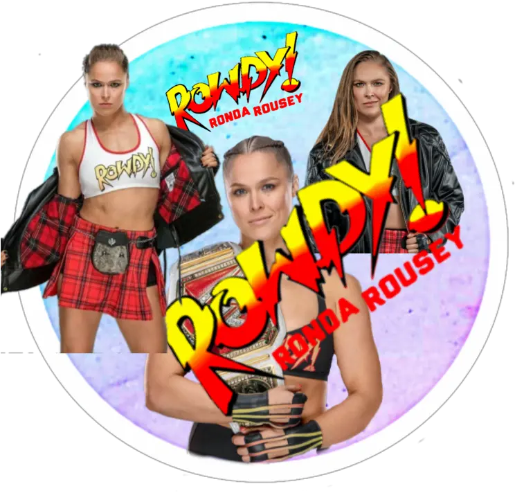 Ronda Rousey Sticker By Lenaelajimiteixeira Tartan Png Ronda Rousey Png